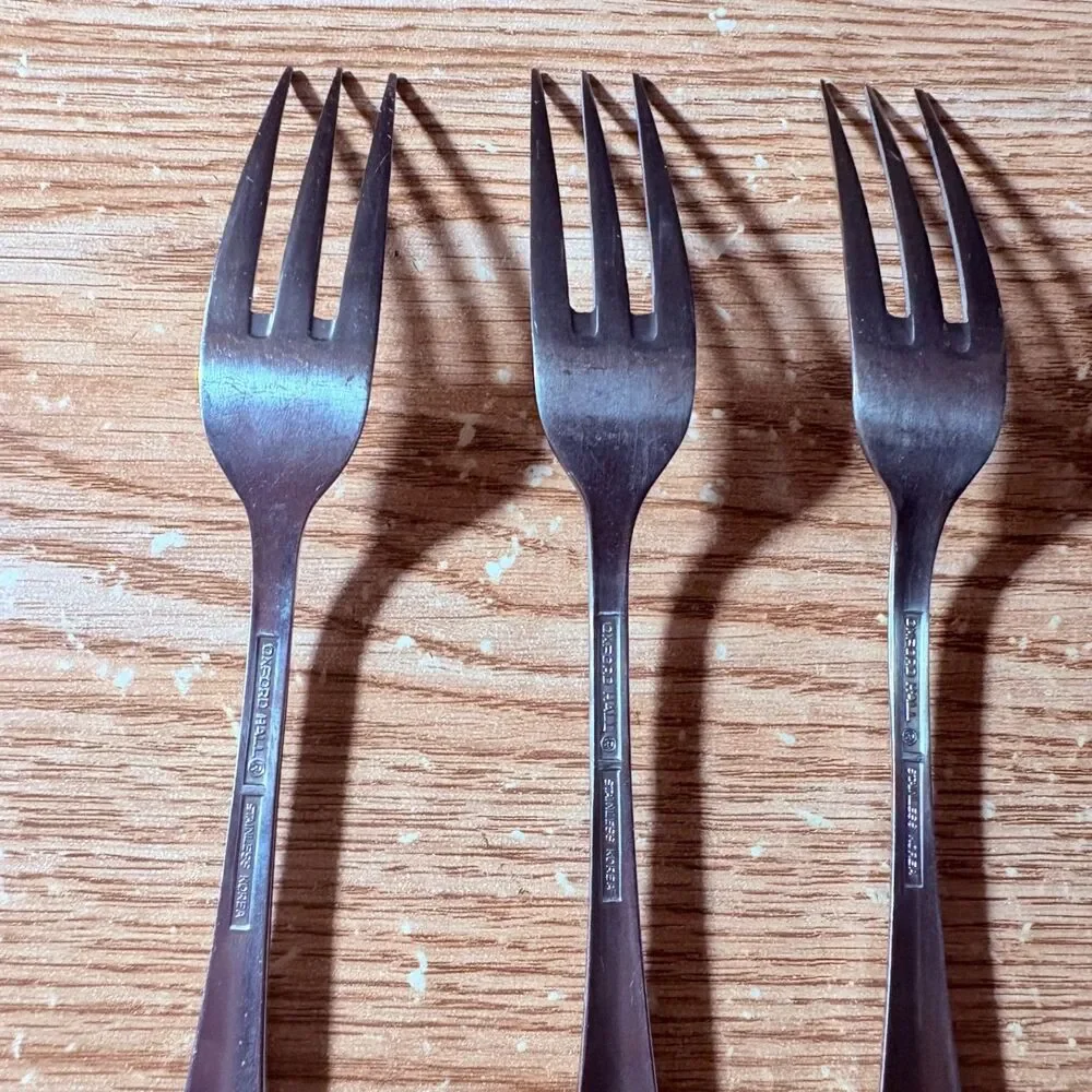 4 Northland Oneida Post Road Stainless Dinner Forks Korea #10